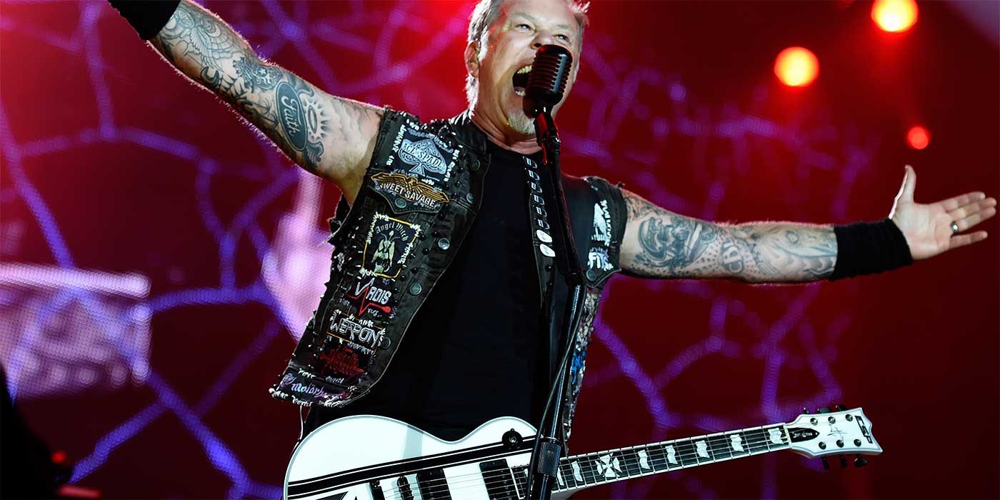 Photo of James Hatfield from Metallica