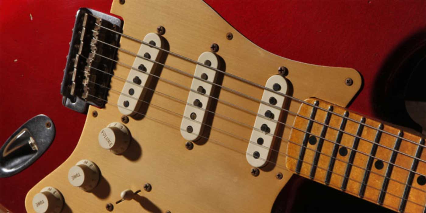 Photo of a Red Fender Stratocaster