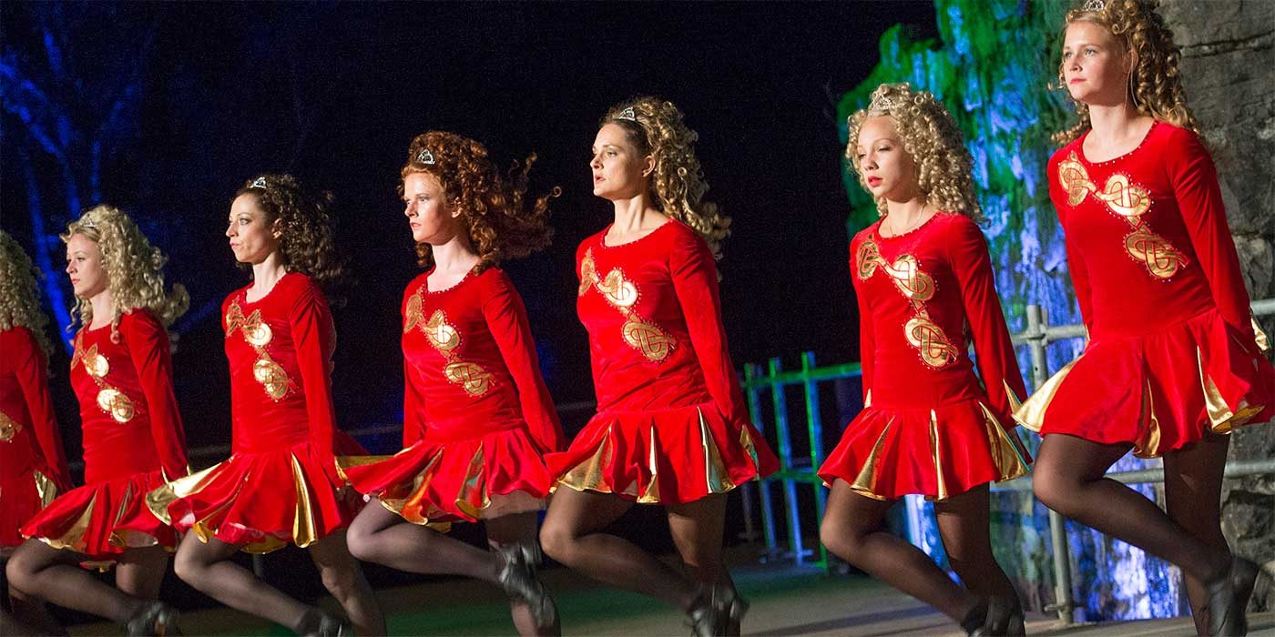 Photo of a group of Irish dancers
