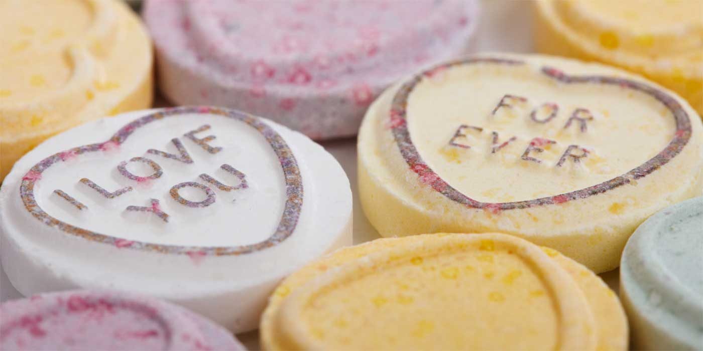 Photo of some Love Hearts sweets
