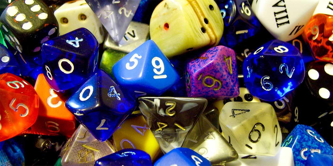 Photo of assorted dice with numbers