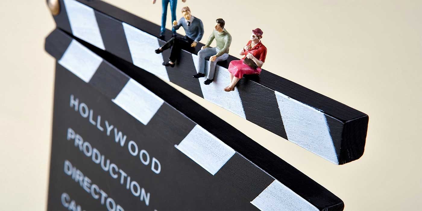 Photo of a clapper board