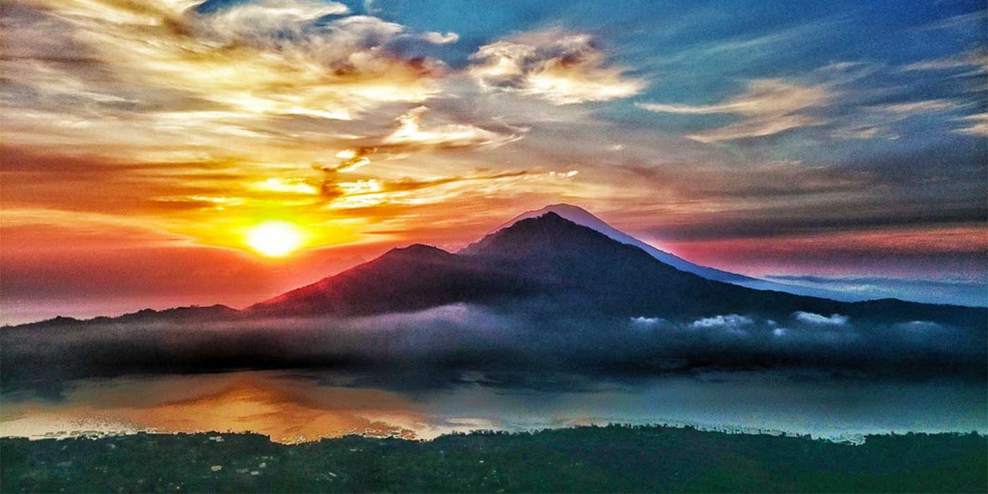Photo of Mount Agung in Bali