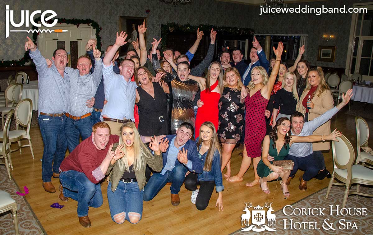 Photo of the guests at the Corick House Christmas party 21st December 2019