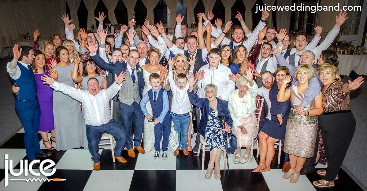Photo of Grainne, Sean and their wedding guests